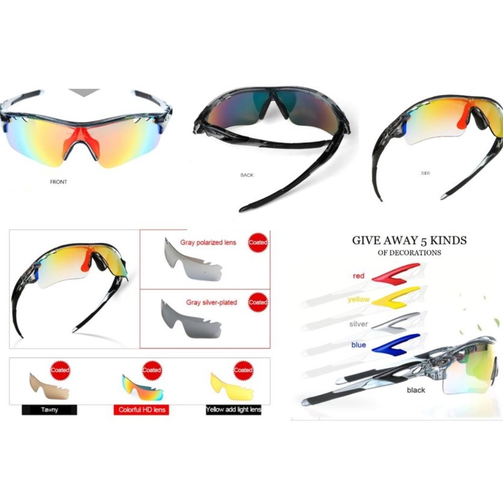 1 left: Polarized Glass Set for Outdoor Sports - Picture 2 of 8